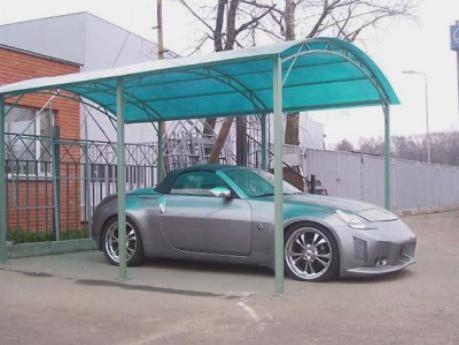 Стандартный автомобильный навес в виде арки Стандартный автомобильный навес в виде арки