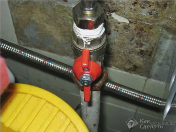 Подключение крана для газовой колонки Подключение крана для газовой колонки