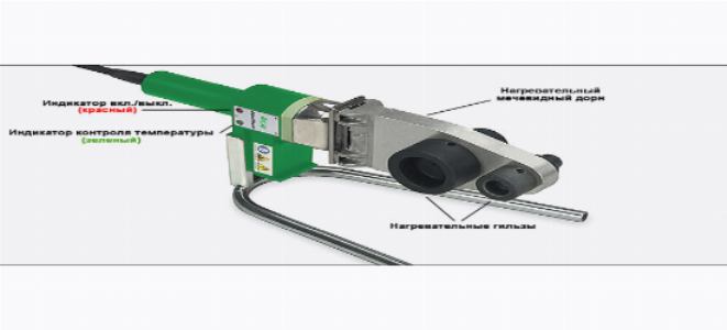 Устройство паяльника для пластиковых труб