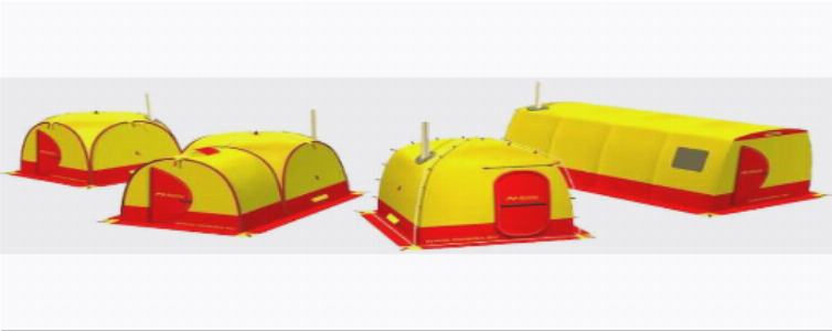 Видов и моделей готовых бань-палаток много